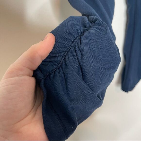 Calia by Carrie Underwood Women’s Navy Cropped Leggings Ruched Size Small - Picture 3 of 5